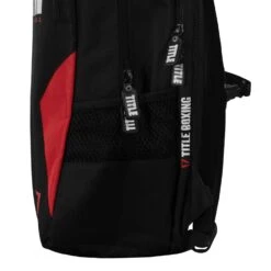 TITLE Boxing Competitor Backpack -Cheap Boxing Gear Store TBAG48 BK RD 104
