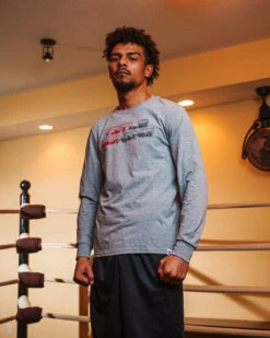 TITLE Boxing Split Label Performance Long Sleeve Tee 12 TITLE Boxing Split Label Performance Long Sleeve Tee -Cheap Boxing Gear Store TBLS9GR 1