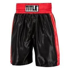 TITLE Boxing Edge Boxing Trunks -Cheap Boxing Gear Store TBTC2 BK RD 1 cd284a19 1d42 4a0d 8b33 98b06044ebbf
