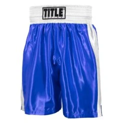 TITLE Boxing Edge Boxing Trunks -Cheap Boxing Gear Store TBTC2 BL WH 1 697d6118 a0a0 4aa2 9f87 c1693a2b8179