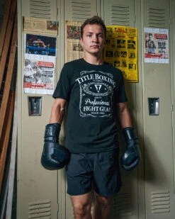 TITLE Boxing Jack Tee -Cheap Boxing Gear Store TBTS190BK 1