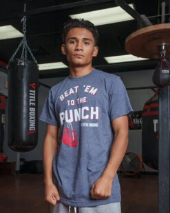TITLE Boxing Beat Em To The Punch Tee -Cheap Boxing Gear Store TBTS204 2