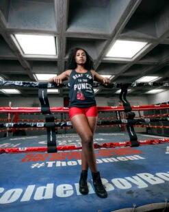 TITLE Boxing Beat Em To The Punch Women's Tank 13 TITLE Boxing Beat Em To The Punch Women's Tank -Cheap Boxing Gear Store TBWTS204BK 2