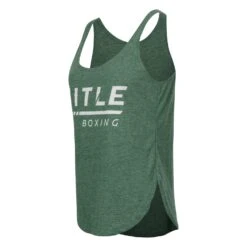 TITLE Boxing Women's Striped Wordmark Cropped Tank 19 TITLE Boxing Women's Striped Wordmark Cropped Tank -Cheap Boxing Gear Store TBWTS216 GN 3