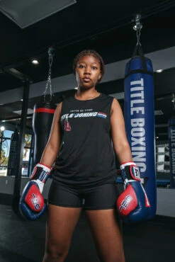 TITLE Boxing United Women's Tank -Cheap Boxing Gear Store TBWTS2T06BK 1