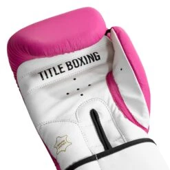 TITLE Premier Leather Super Bag Gloves 2.0 -Cheap Boxing Gear Store TSBG2 PK WH 005