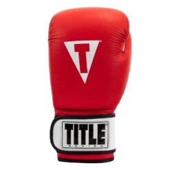 TITLE Premier Leather Super Bag Gloves 2.0 -Cheap Boxing Gear Store TSBG2 RD WH 003