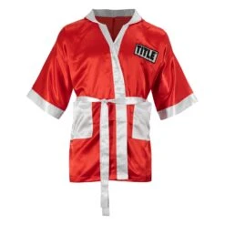 TITLE Boxing Pro Fingertip Robe 2.0 -Cheap Boxing Gear Store TSRF2 RD WH 1