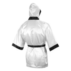 TITLE Boxing Fingertip Robe -Cheap Boxing Gear Store TSRF2 WH BK 3