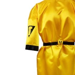 TITLE Boxing Pro Full Length Boxing Robe -Cheap Boxing Gear Store TSRFL2 GD BK 05