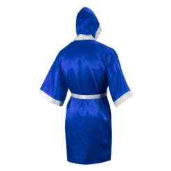 TITLE Boxing Pro Full Length Robe 3.0 -Cheap Boxing Gear Store TSRFL3 BL WH 3