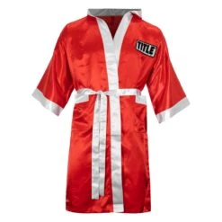 TITLE Boxing Pro Full Length Robe 3.0 -Cheap Boxing Gear Store TSRFL3 RD WH 1