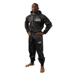 TITLE Boxing Sauna Suit With Hood -Cheap Boxing Gear Store TSS BK 2