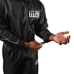 TITLE Boxing Sauna Suit With Hood -Cheap Boxing Gear Store TSS BK 4