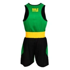 WBC By TITLE Boxing Amateur Competition Outfit 17 WBC By TITLE Boxing Amateur Competition Outfit -Cheap Boxing Gear Store WBCTABS BK GN 2