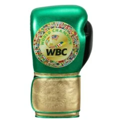 WBC By TITLE Boxing Green Belt Training Gloves 1.0 -Cheap Boxing Gear Store WGBTG GN GD BK 3