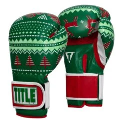 TITLE Boxing Limited Edition Deck The Halls Bag Gloves 12 TITLE Boxing Limited Edition Deck The Halls Bag Gloves -Cheap Boxing Gear Store XMASBG GN 2