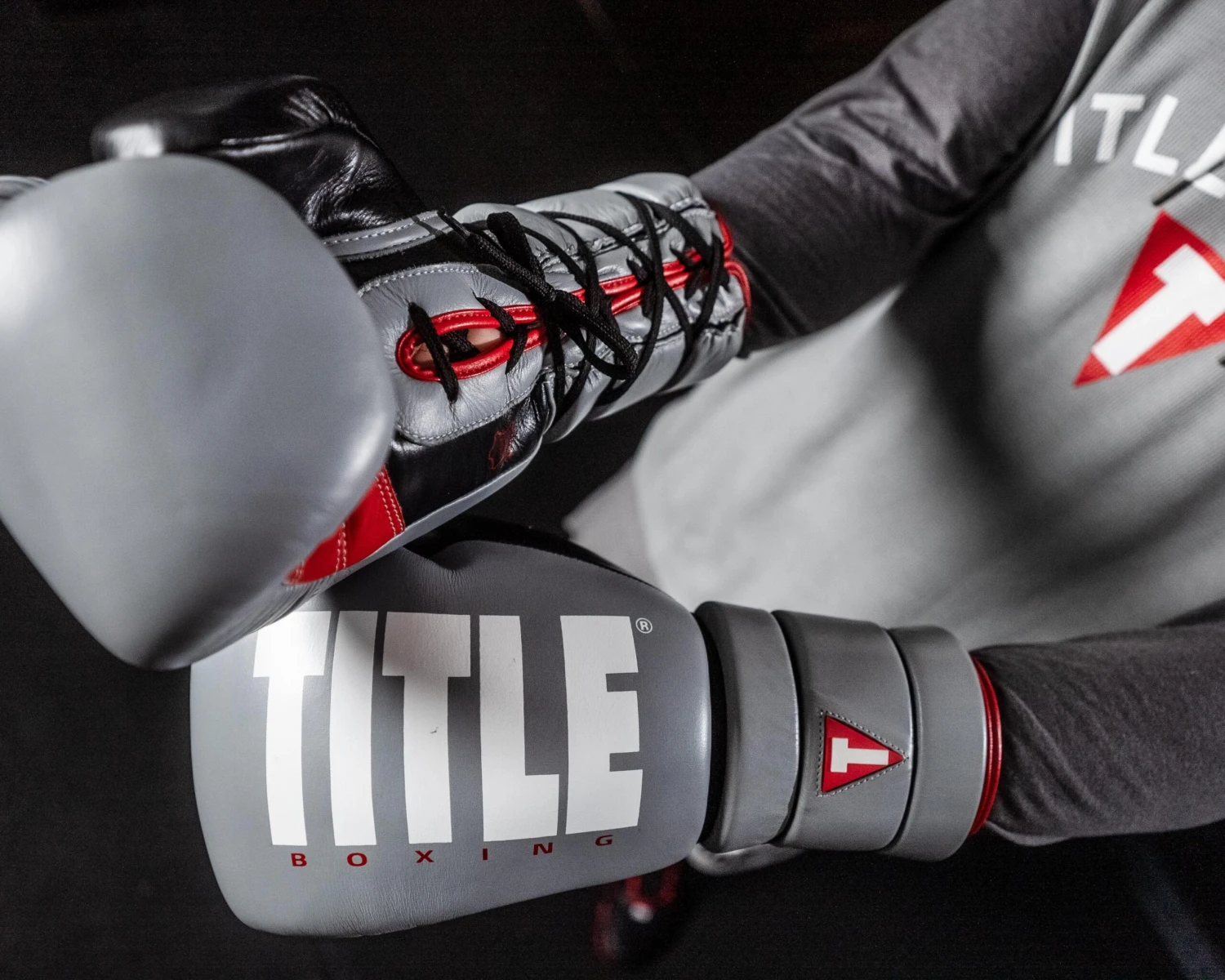 TITLE Boxing Leather Enforcer Pro Sparring Gloves 6 TITLE Boxing Leather Enforcer Pro Sparring Gloves - Image 4