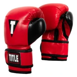 TITLE Boxing Youth Bag Gloves -Cheap Boxing Gear Store YTBBG RD BK 02