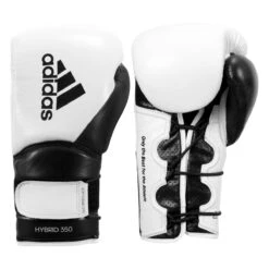 Adidas Hybrid 350 Elite Training Gloves 17 Adidas Hybrid 350 Elite Training Gloves -Cheap Boxing Gear Store adih350tg wh bk 1 1