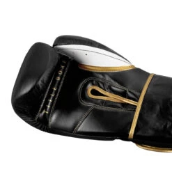 TITLE Boxeo Mexican Leather Training Gloves Quatro -Cheap Boxing Gear Store batge4 bk wh 5 1 1