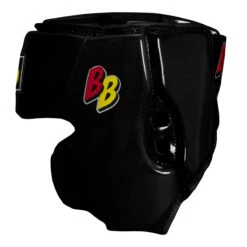 BOOM BOOM Boxing Commander Youth Headgear -Cheap Boxing Gear Store bbhgy bk 3