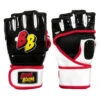 BOOM BOOM Boxing Bomber Youth MMA Gloves 1 BOOM BOOM Boxing Bomber Youth MMA Gloves -Cheap Boxing Gear Store bbmmgy bk wh rd 01