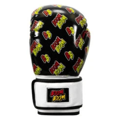 BOOM BOOM Boxing Striker Youth Boxing Gloves 3.0 -Cheap Boxing Gear Store bbsbgy3 bk wh 03
