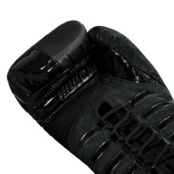 TITLE Black Blast Lace Training Gloves -Cheap Boxing Gear Store bkbstgl 05