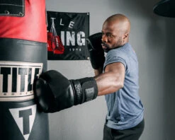 TITLE Black Phantom Bag Gloves 20 TITLE Black Phantom Bag Gloves -Cheap Boxing Gear Store bkpbg bk 3