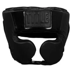 TITLE Black Training Headgear 11 TITLE Black Training Headgear -Cheap Boxing Gear Store bkthg bk 2