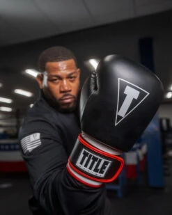 TITLE Boxing Leather Big League Bag Gloves 19 TITLE Boxing Leather Big League Bag Gloves -Cheap Boxing Gear Store blbg2 bk rd wh 1 2