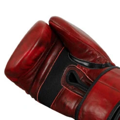 TITLE Boxing Blood Red Leather Bag Gloves -Cheap Boxing Gear Store brbg rd 005 4