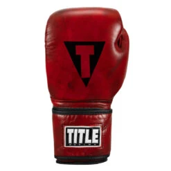 TITLE Boxing Blood Red Leather Training Gloves 14 TITLE Boxing Blood Red Leather Training Gloves -Cheap Boxing Gear Store brtg rd 003