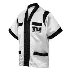 TITLE Boxing Old School Corner Jacket -Cheap Boxing Gear Store cjss2 wh bk 01