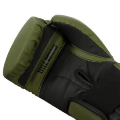 TITLE Boxing Combat Bag Gloves -Cheap Boxing Gear Store combg gn bk 05