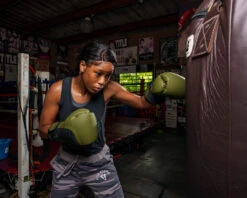 TITLE Boxing Combat Bag Gloves -Cheap Boxing Gear Store combg gn bk 2 2