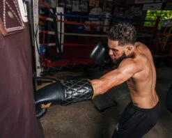 TITLE Boxing Couture Bag Gloves -Cheap Boxing Gear Store coubg bk gd 3 1