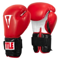 TITLE Classic Power Weight Bag Gloves -Cheap Boxing Gear Store cpwbg rd bk 02 18