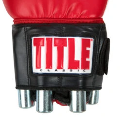 TITLE Classic Power Weight Bag Gloves -Cheap Boxing Gear Store cpwbg rd bk 06 18