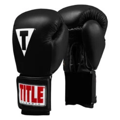 TITLE Classic Leather Elastic Training Gloves 2.0 -Cheap Boxing Gear Store ctsgv2 bk 02