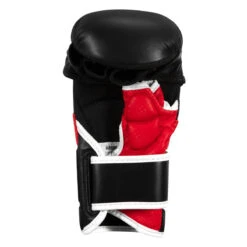 TITLE MMA Full Contact Sparring Gloves -Cheap Boxing Gear Store fcsg bk rd 04