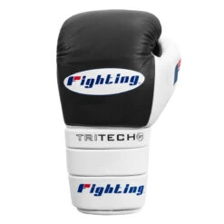 Fighting Tri-Tech Tenacious Lace Training Gloves -Cheap Boxing Gear Store fs3ttgl bk wh 003