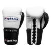 Fighting Tri-Tech Tenacious Lace Training Gloves -Cheap Boxing Gear Store fs3ttgl wh bk 001
