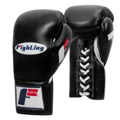 Fighting Fearless Certified Pro Fight Gloves II -Cheap Boxing Gear Store fspfg2 bk 02