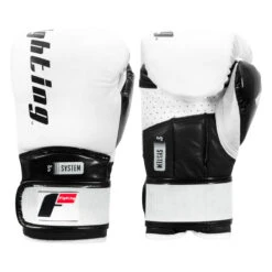 Fighting S2 GEL Power Sparring Gloves -Cheap Boxing Gear Store fspgsg wh bk 001