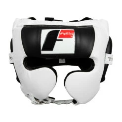 Fighting Tri-Tech Training Headgear -Cheap Boxing Gear Store fspthg wh bk 2