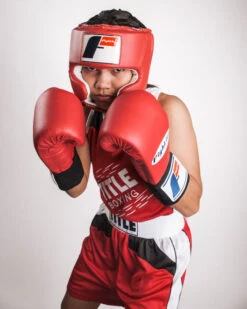 Fighting USA Boxing Competition Headgear With Cheeks -Cheap Boxing Gear Store fsuch rd
