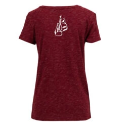 Fighting Women's Distressed V-Neck Tee -Cheap Boxing Gear Store fswts14 rd 02