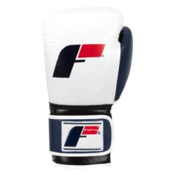 Fighting Force Leather Bag Gloves -Cheap Boxing Gear Store ftgfbg wh bl bk 3 1